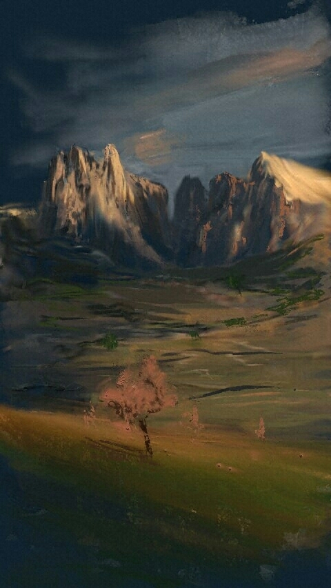 Somewhere in Italy (digital art)