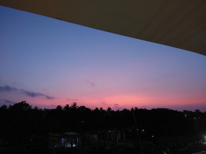 purple sky