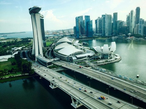 view from world's biggest Wheel