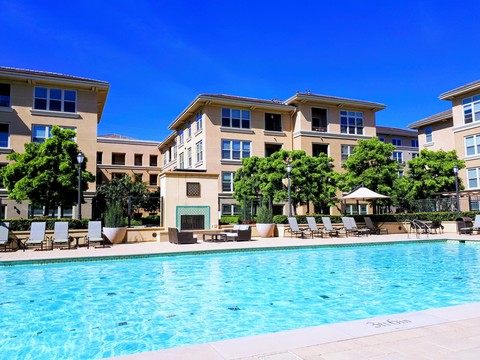 pool in the apartment