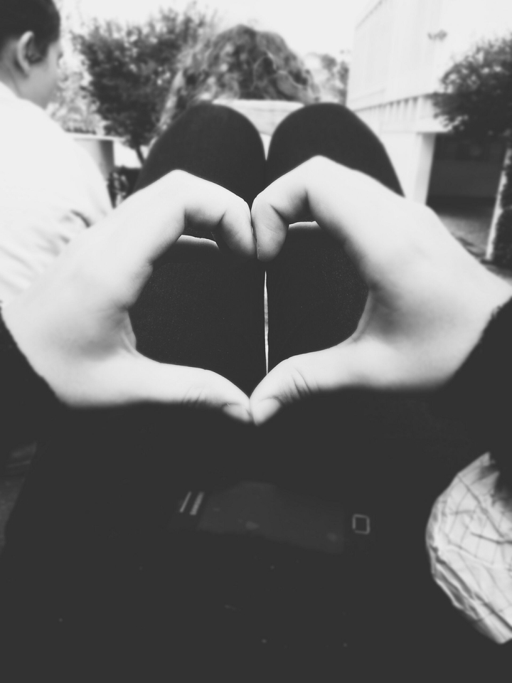 heart with hands