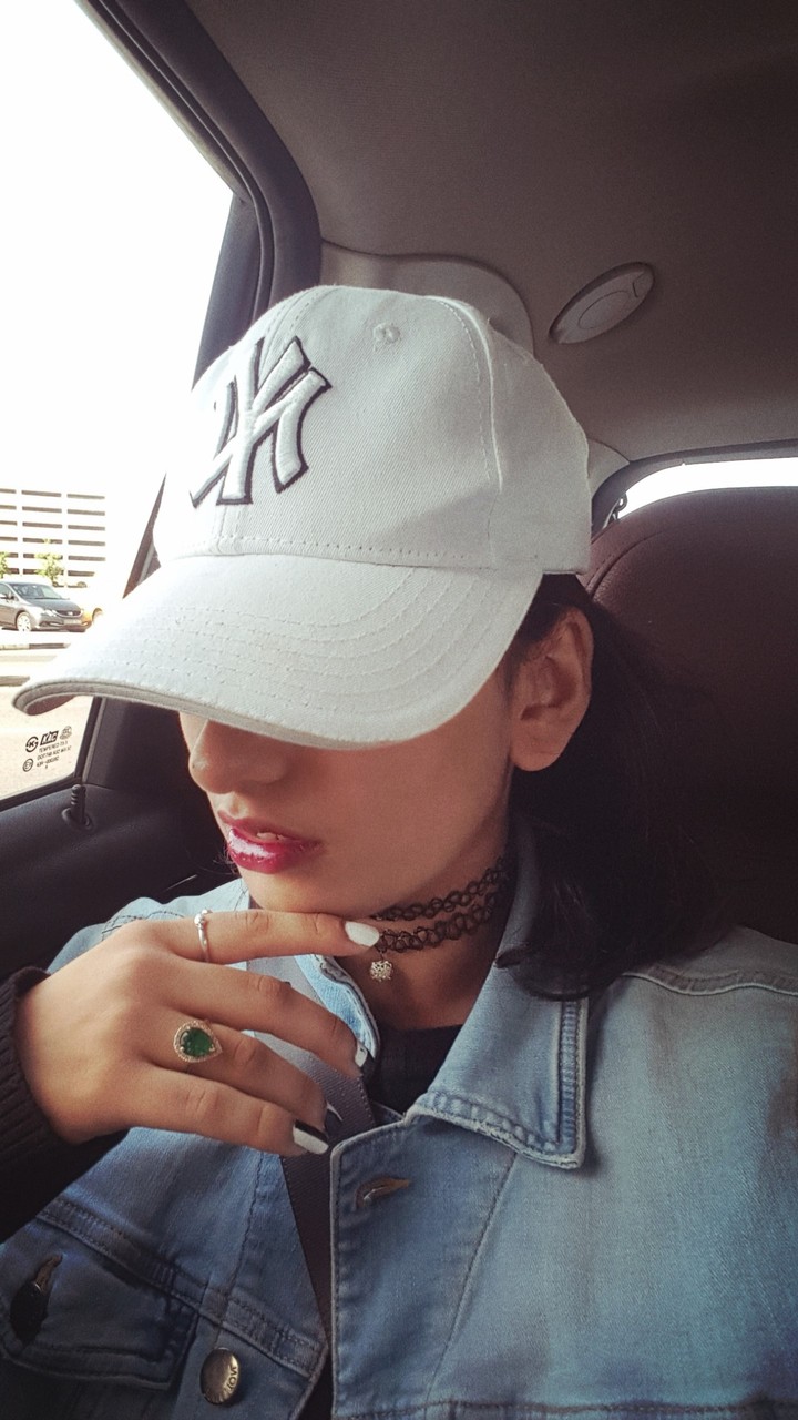 white cap