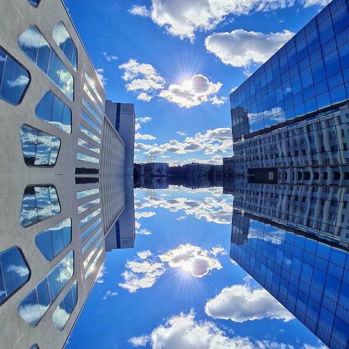 Blue mirrors