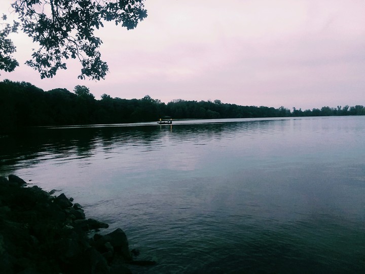 Boat on Gun Lake
