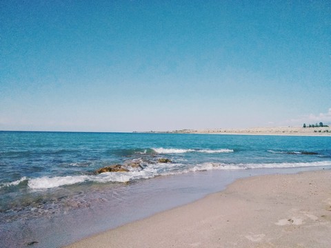 地平線, coast桌布