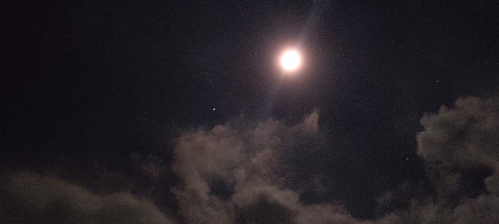 Moon and it's star