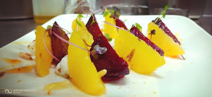 orange beetroot salad... ????