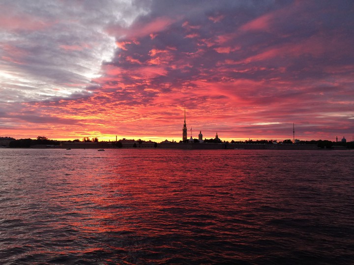 Sunset in SaintPetersburg