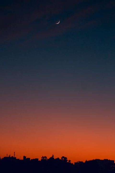 get some orange and black with small moon