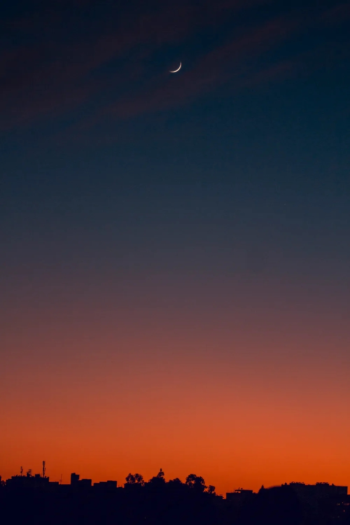 get some orange and black with small moon