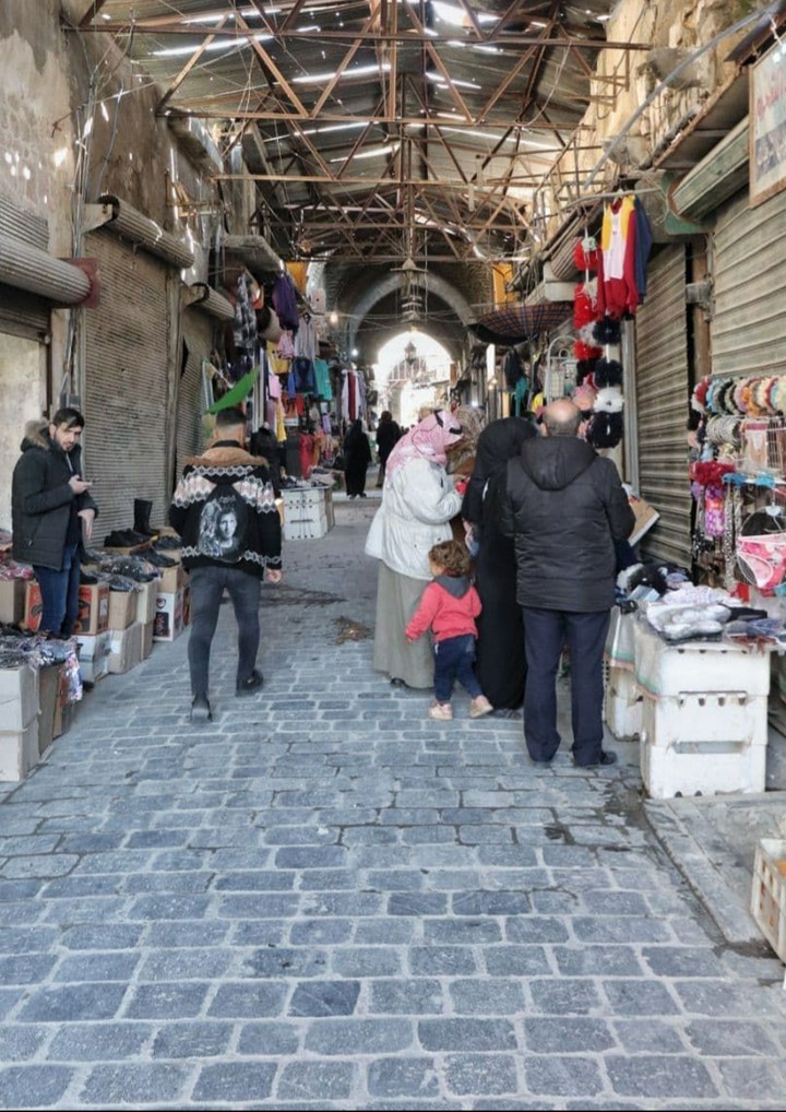 ancient souk in aleppo