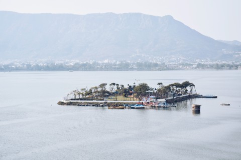 Rajisthan's Lake in India