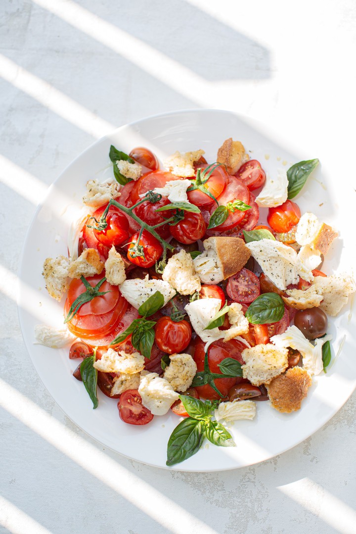 plate with salad