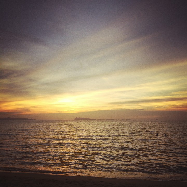 Sunset at Lipa Noi on Koh Samui,Thailand