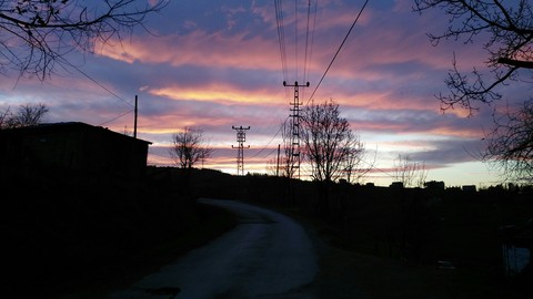 sfondi sunset, cloud