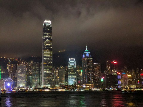 Hong Kong night view