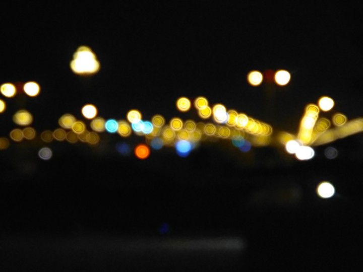 Blurred Streetlights