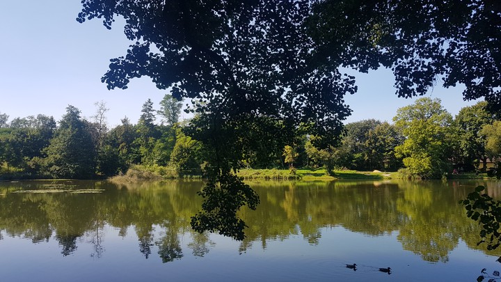 Sunny day at the lakes