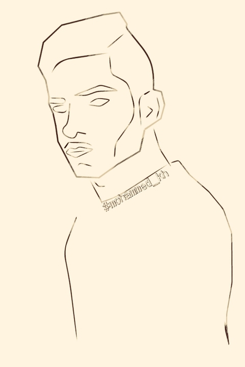 draw by #mohammed_kh