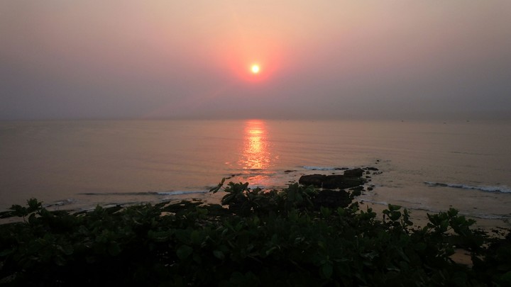sunrises in the Bay of bengal