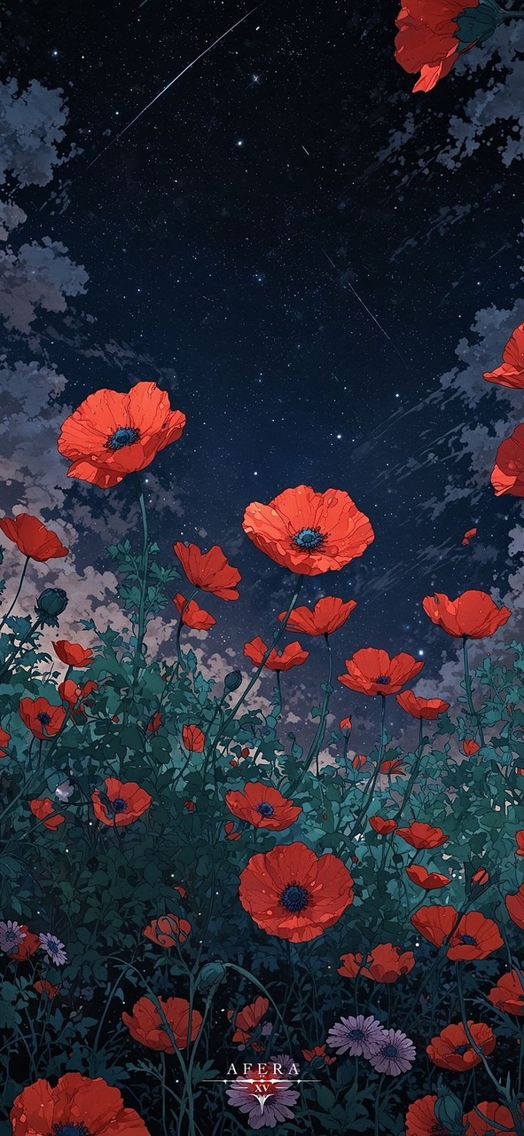 sfondi red, poppies