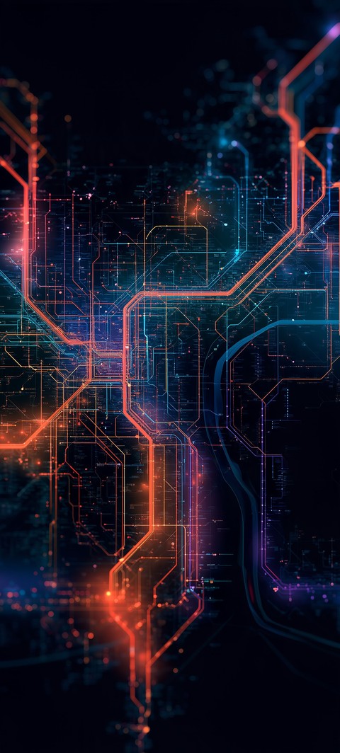 тапети neon, Orange