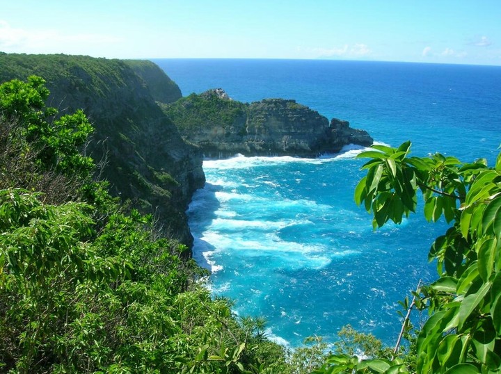 sea in Guadeloupe