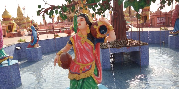 water flowing