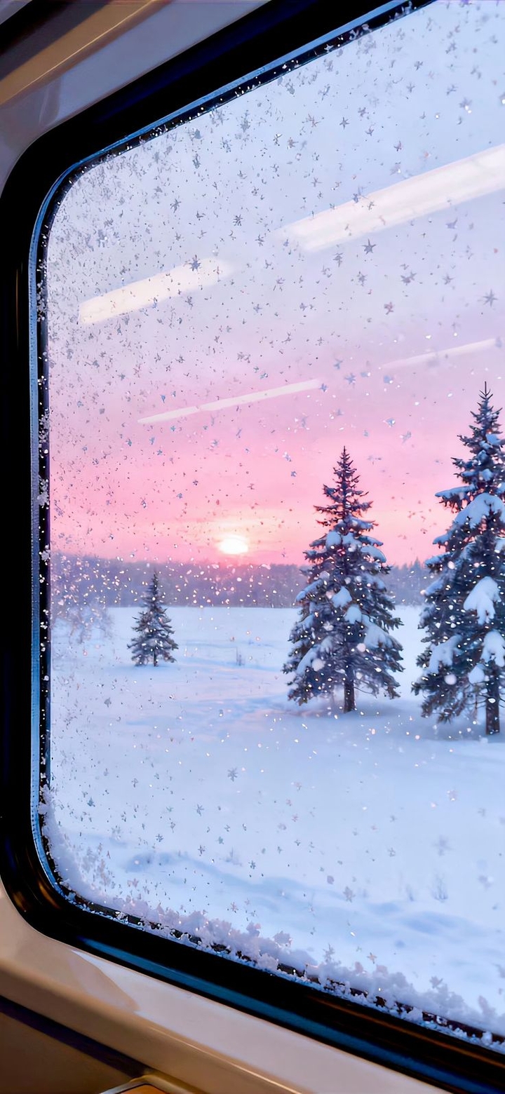 fondos de pantalla evening, snow
