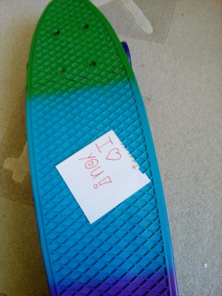 penny board sunbow 22:I love you