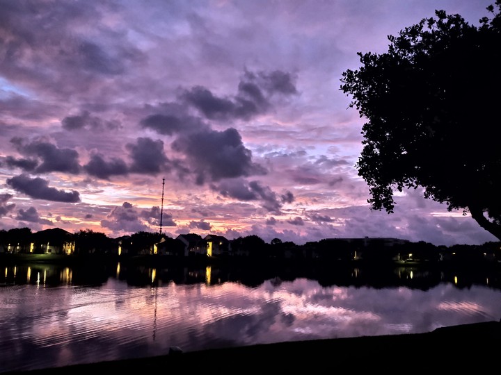 purple sunrise