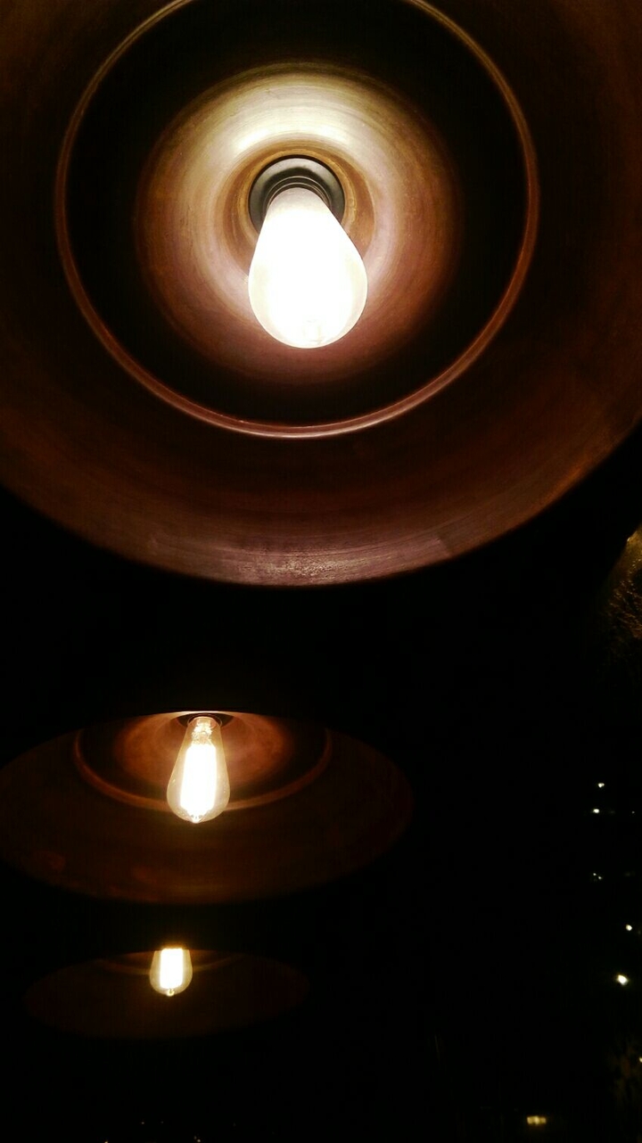 three light bulbs