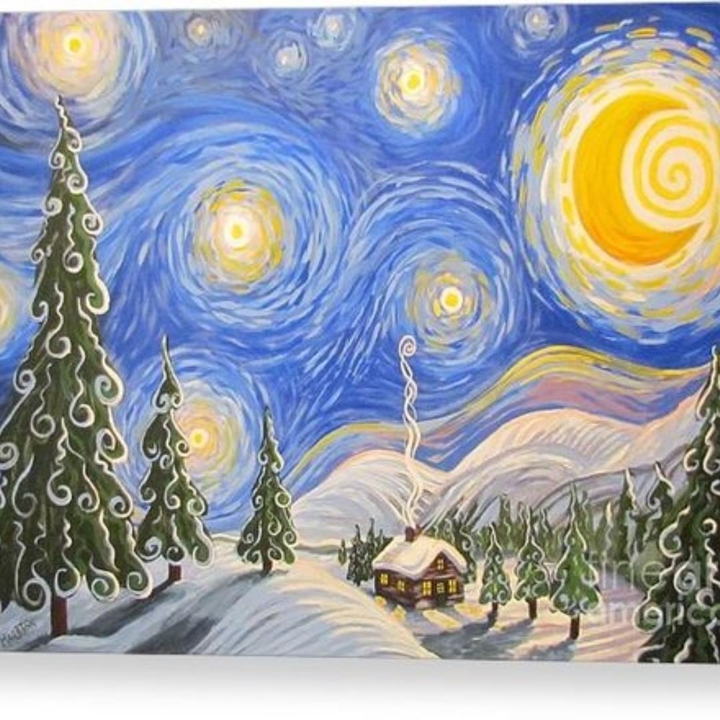 happy christmas under this starry night:)