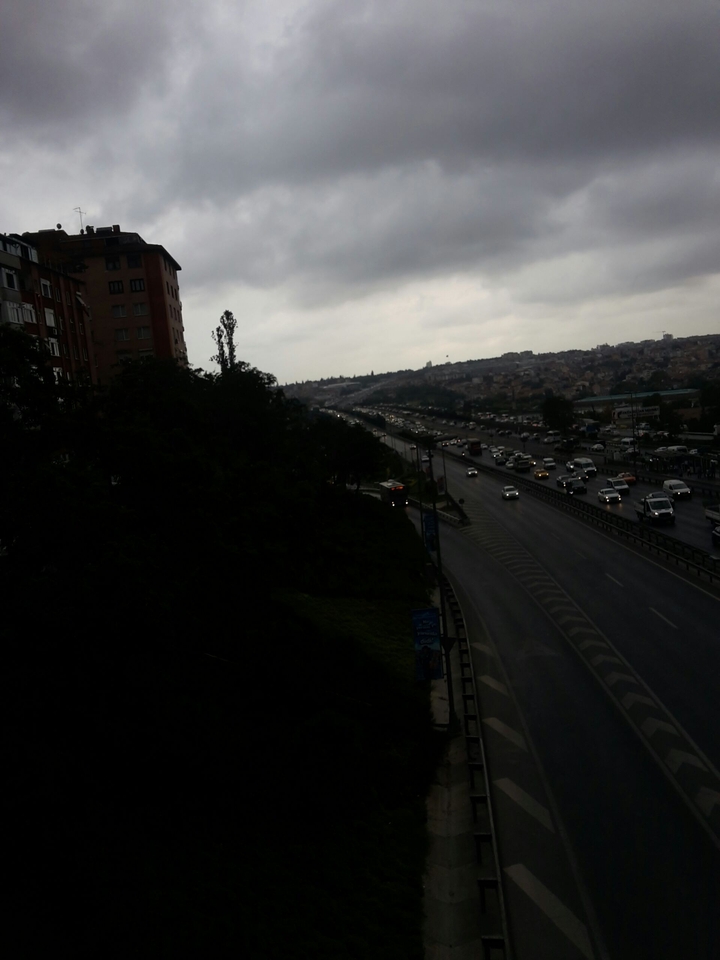 Istanbul and clouds.