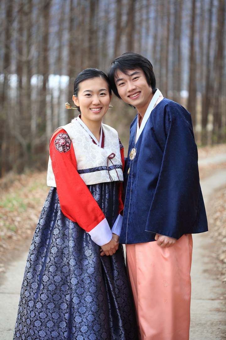 Couple in Korean Dress II