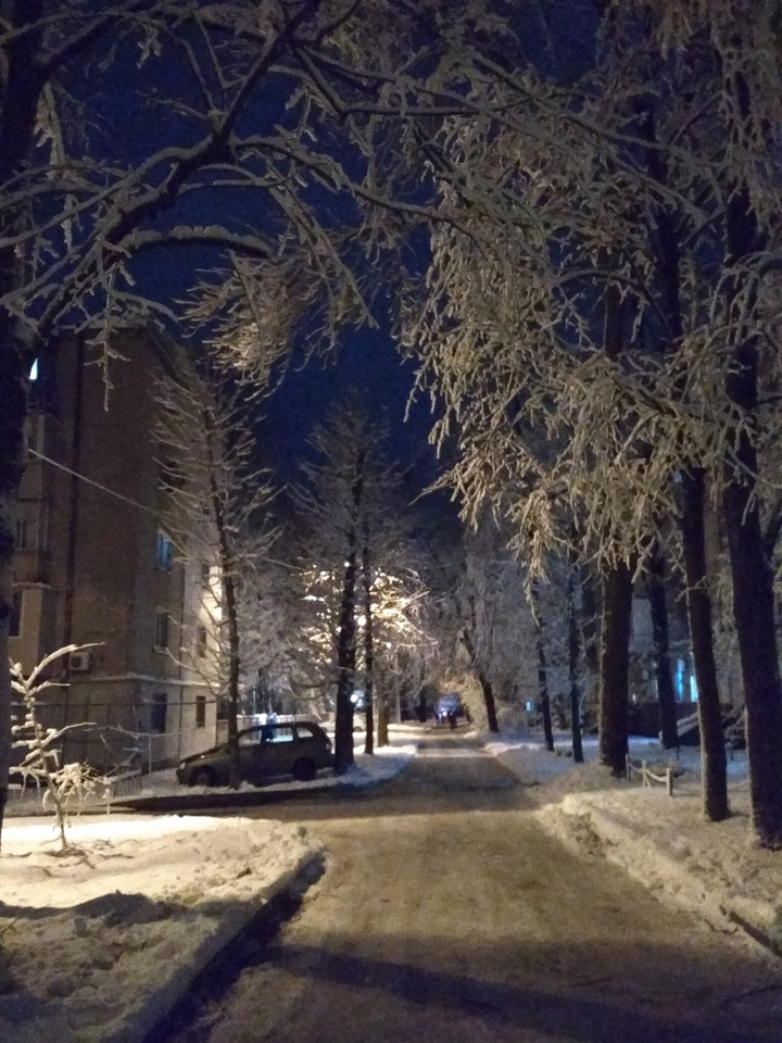 зима