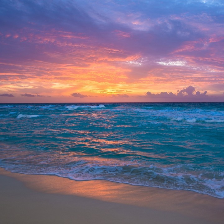 Sunrise on the beach!
