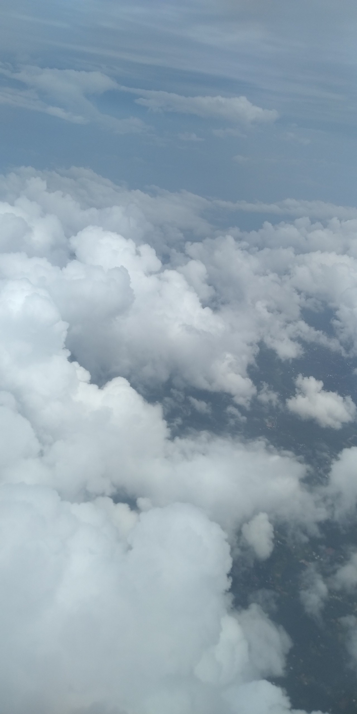 Over the clouds