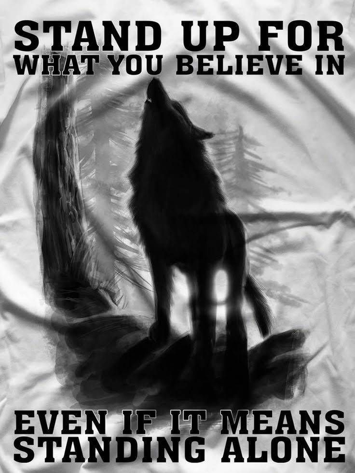 stand up for your beliefs