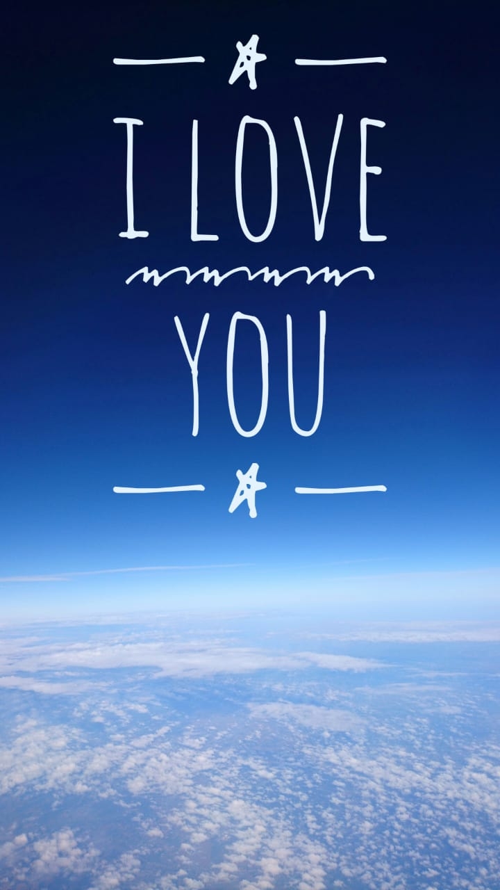 I love you