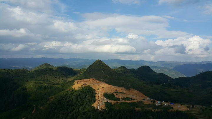 sky and mountains