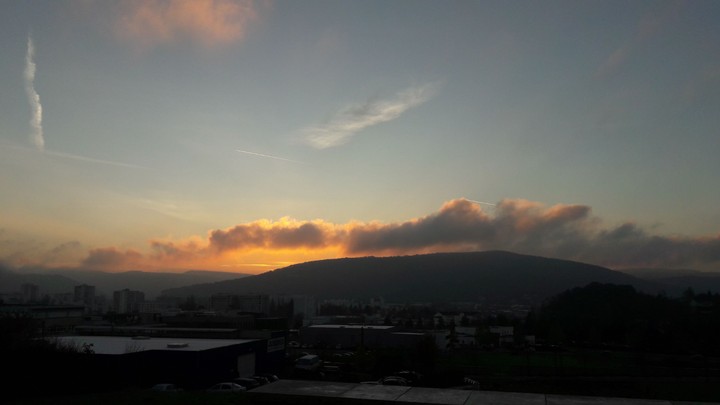 Sunrise in Besançon