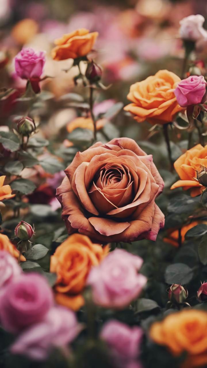 THE BEAUTIFUL AUTUMN ROSE