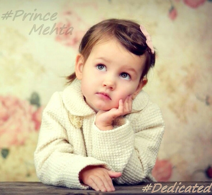 cute boy thinking