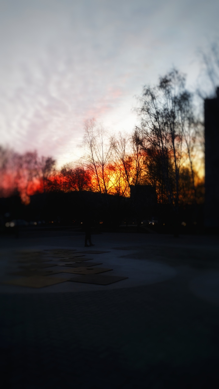 И ещё одна фотография из раздела закаты)