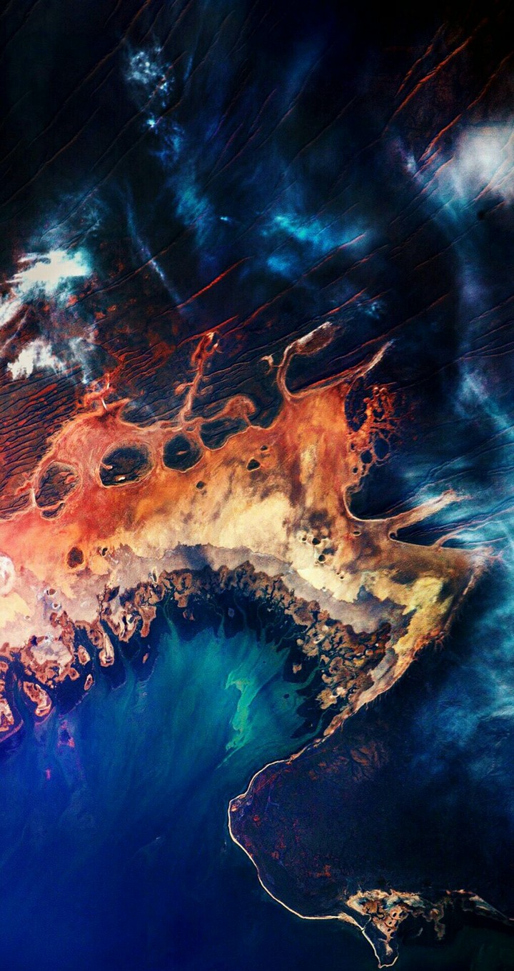 Splashing colors