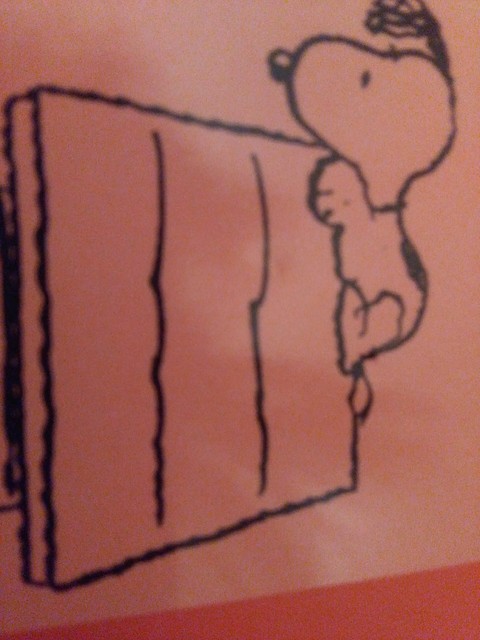there goes snoopy