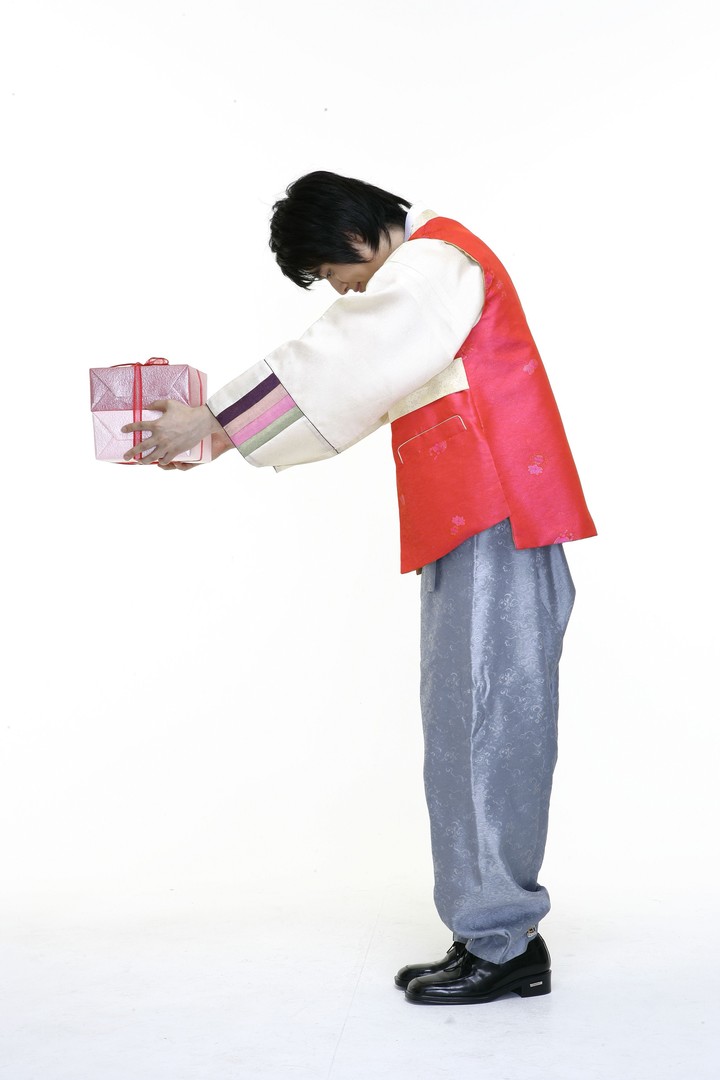 Couple in Korean Dress