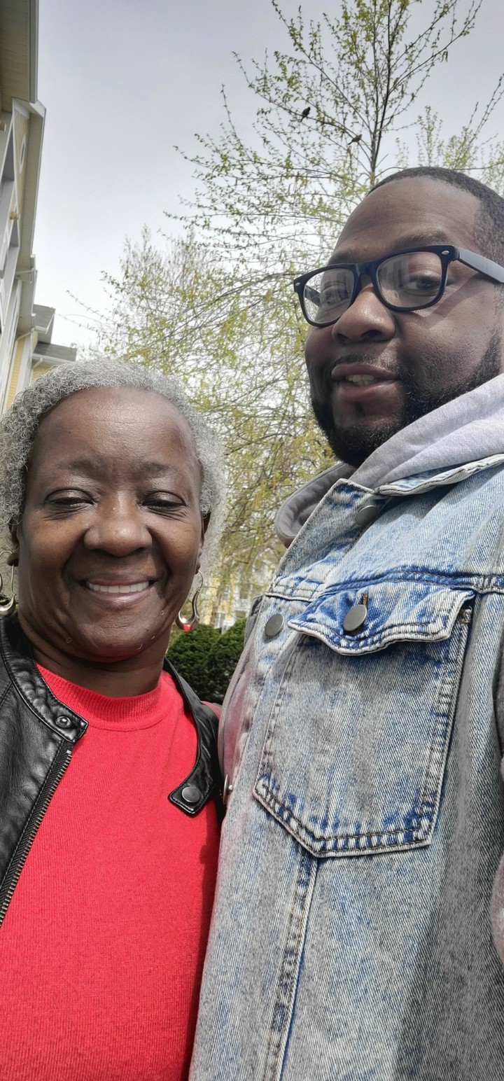 Son and mom