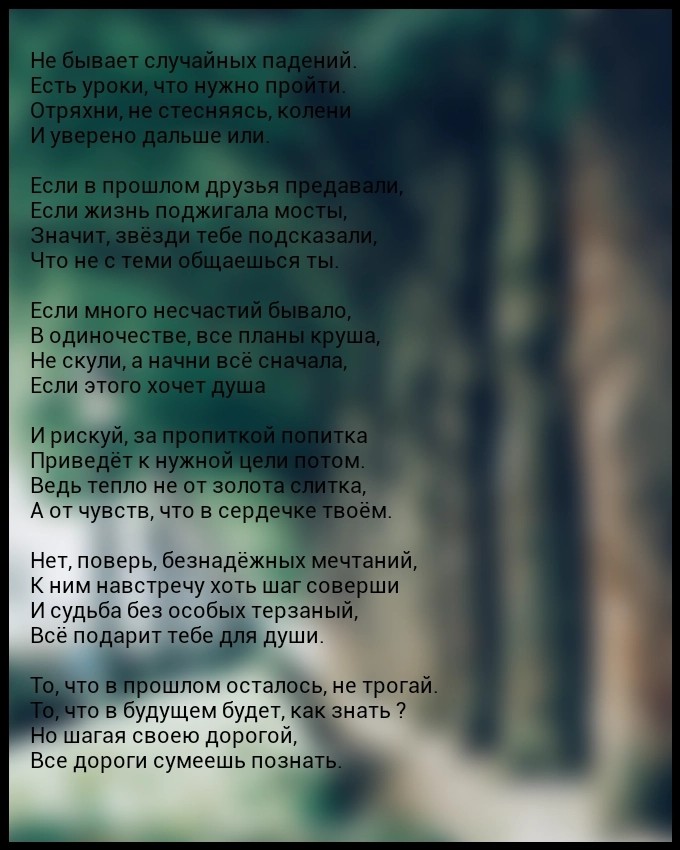 Шагая своею дорогой...